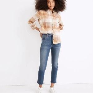 Madewell Stovepipe Medium Wash Straight Leg Denim Jeans